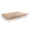 Pet Adobe Pet Adobe Orthopedic Pet Bed - Egg Crate & Memory Foam with Washable Cover 46 x 27 x 4 inches - Tan 174378RHM - alternate 3